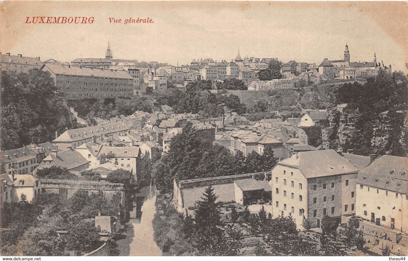 ¤¤  -   LUXEMBOURG   -  Vue Générale    -  ¤¤ - Lussemburgo - Città