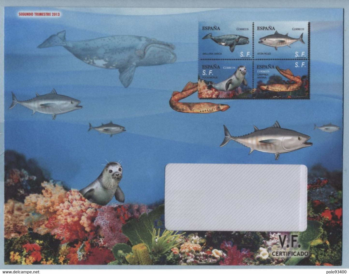 2013 POISSONS  UNIPAPEL 2013 - 1931-....