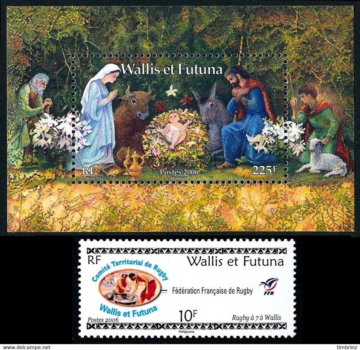 WALLIS ET FUTUNA Année Complète 2006 + BF 21 + Carnets C652 C654 C657 - Yv. 651 à 671 + … ** MNH - 52 Tp ..Réf.W&F22634 - Annate Complete