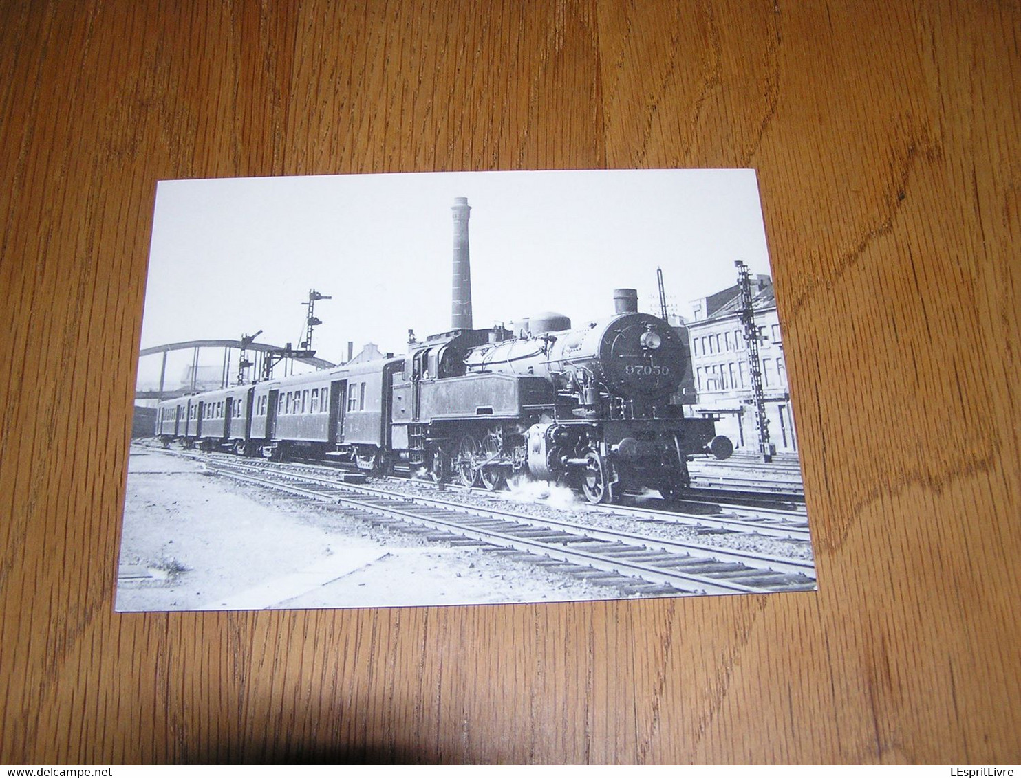 VAPEURS BELGES Locomotive Vapeur Type 97 Liège SNCB NMBS Belgique Carte Postale Postkaart Chemin De Fer - Treinen