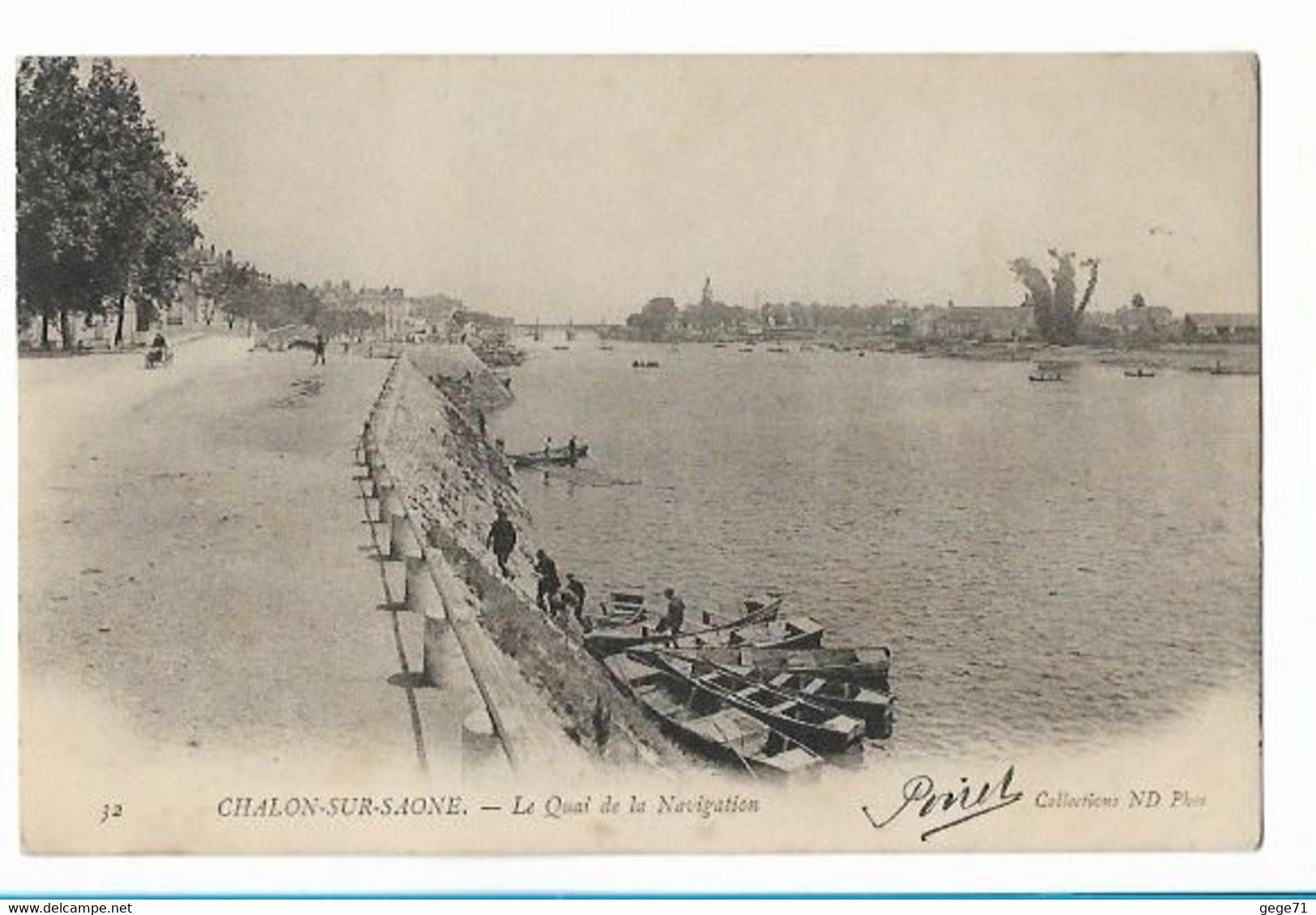 Chalon Sur Saone - Le Quai De La Navigation - Chalon Sur Saone