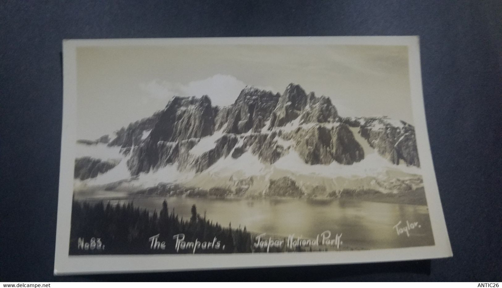 CP VERITABLE PHOTO REAL PHOTO THE RAMPARTS  JASPER NARIONAL PARC PHOTO TAYLOR - Jasper