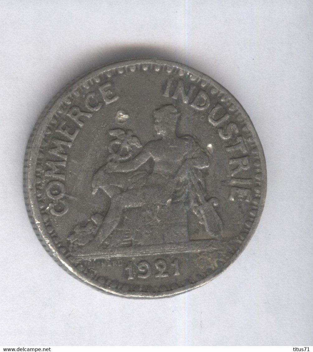 Fausse 2 Francs France 1921 Moulée - Exonumia - Varianten En Curiosa