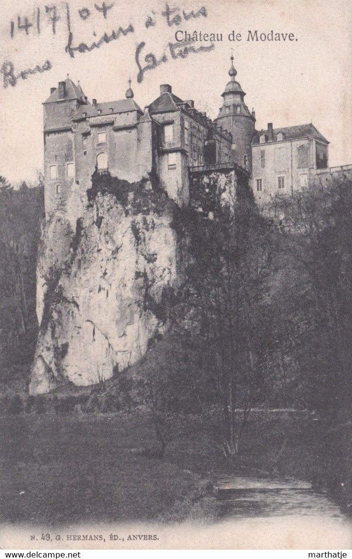 49 - Château De Modave - 1904 - G. Hermans, Anvers - Modave