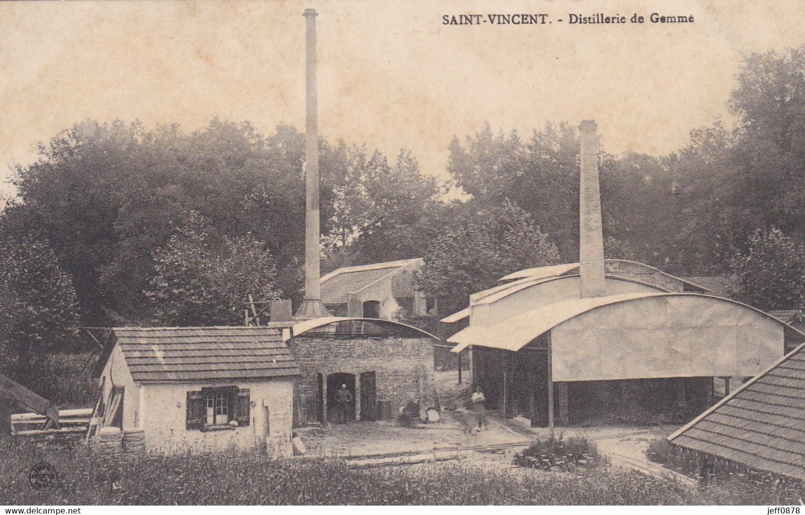 40 - LANDES - SAINT VINCENT DE TYROSSE - Distillerie De Gemme - 1913 - Très Bon état - Saint Vincent De Tyrosse