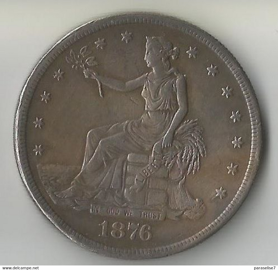 USA 1 TRADE DOLLAR 1876 ARGENT - 1873-1885: Trade Dollars