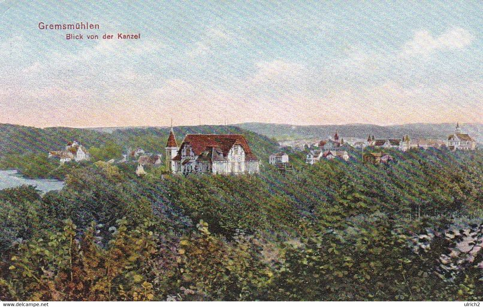 AK Gremsmühlen - Blick Von Der Kanzel - Ca. 1910 (52761) - Malente-Gremsmuehlen