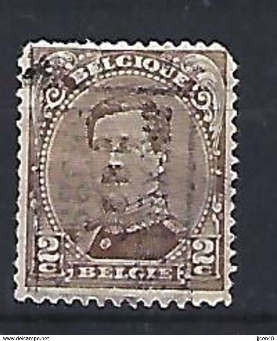 Belgium 1915-22  Albert I  (o) Mi.114 V (type 2) Bruxells 1920 - Rolstempels 1910-19