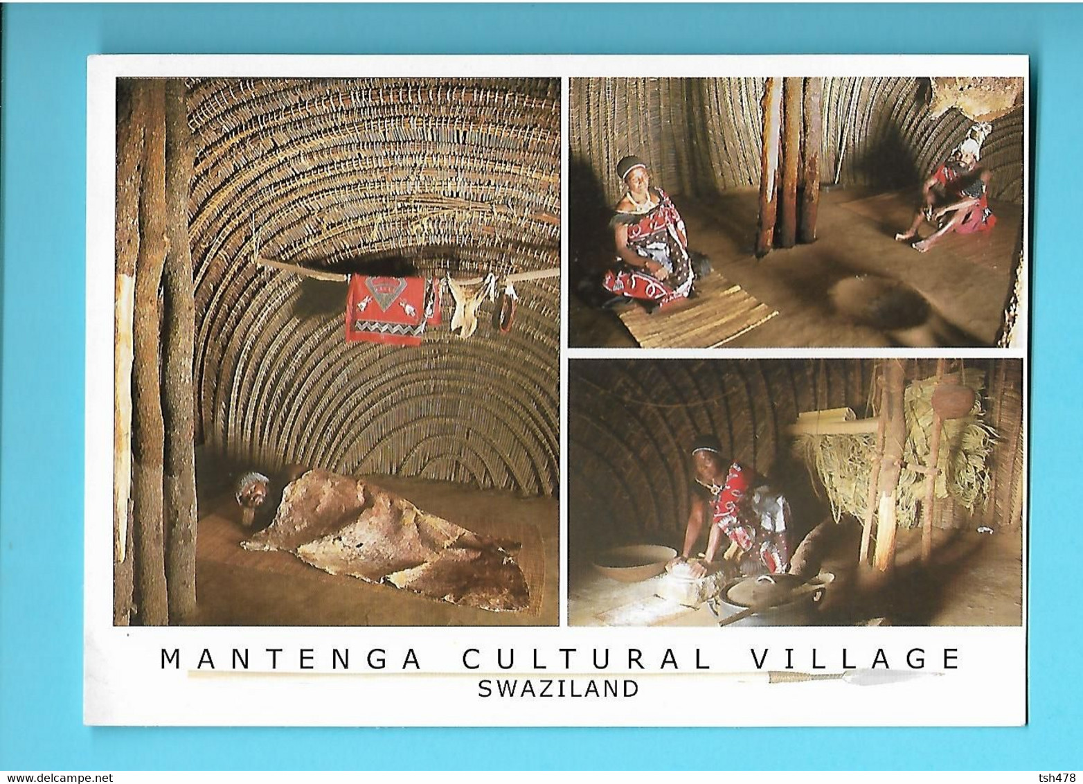 AFRIQUE----SWAZILAND--mantenga Cultural Village-voir 2 Scans - Swaziland