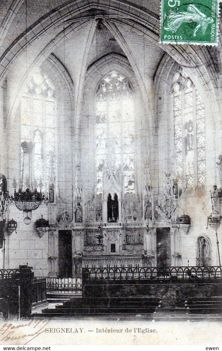 Seignelay. Intérieur De L'Eglise. - Seignelay