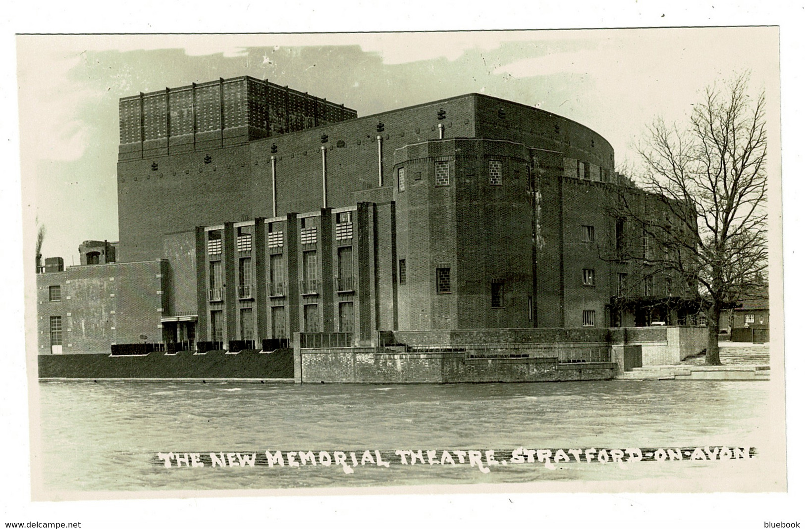Ref BB 1429  - Early Real Photo Postcard - The New Memorial Theatre - Stratford-on-Avon - Stratford Upon Avon