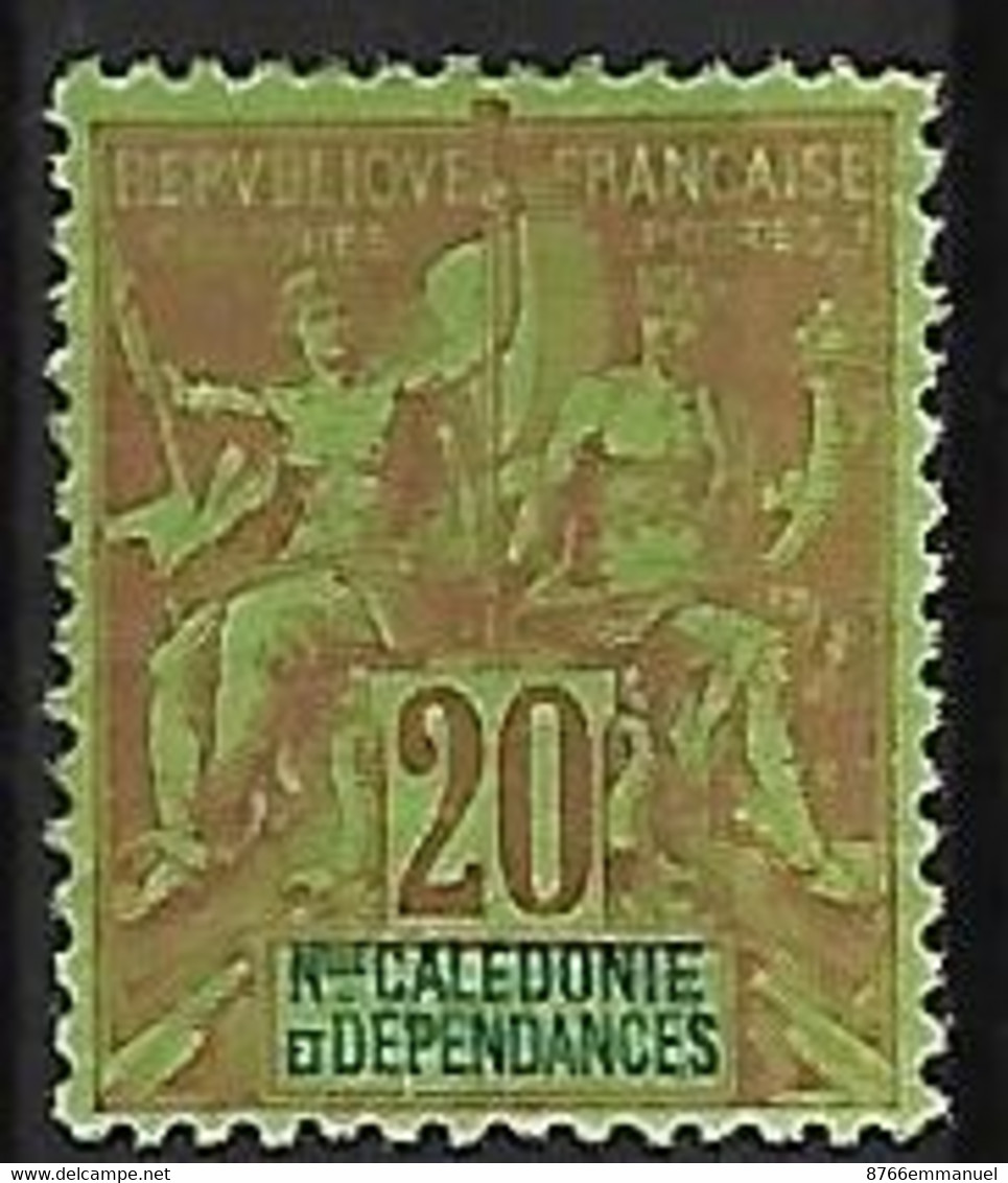 NOUVELLE-CALEDONIE N°47 N* - Unused Stamps