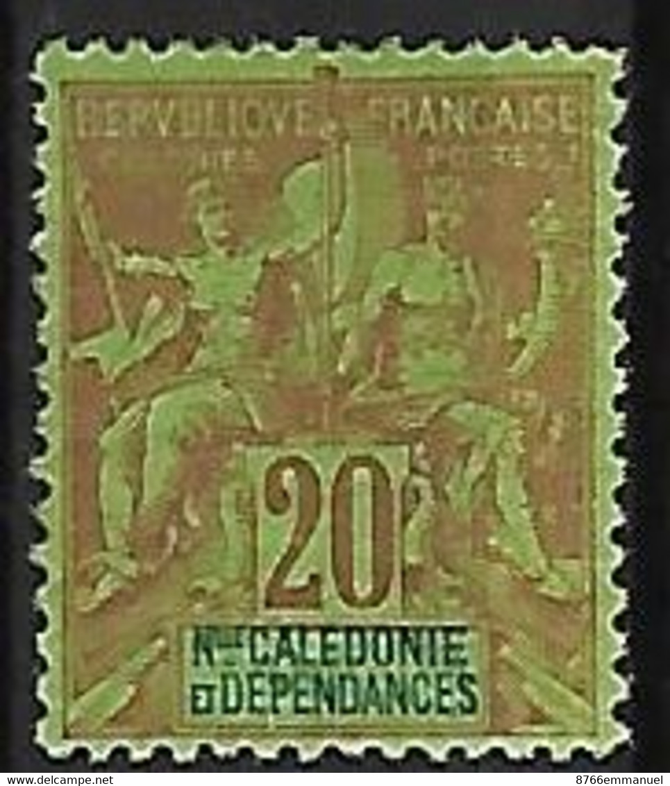 NOUVELLE-CALEDONIE N°47 N* - Neufs