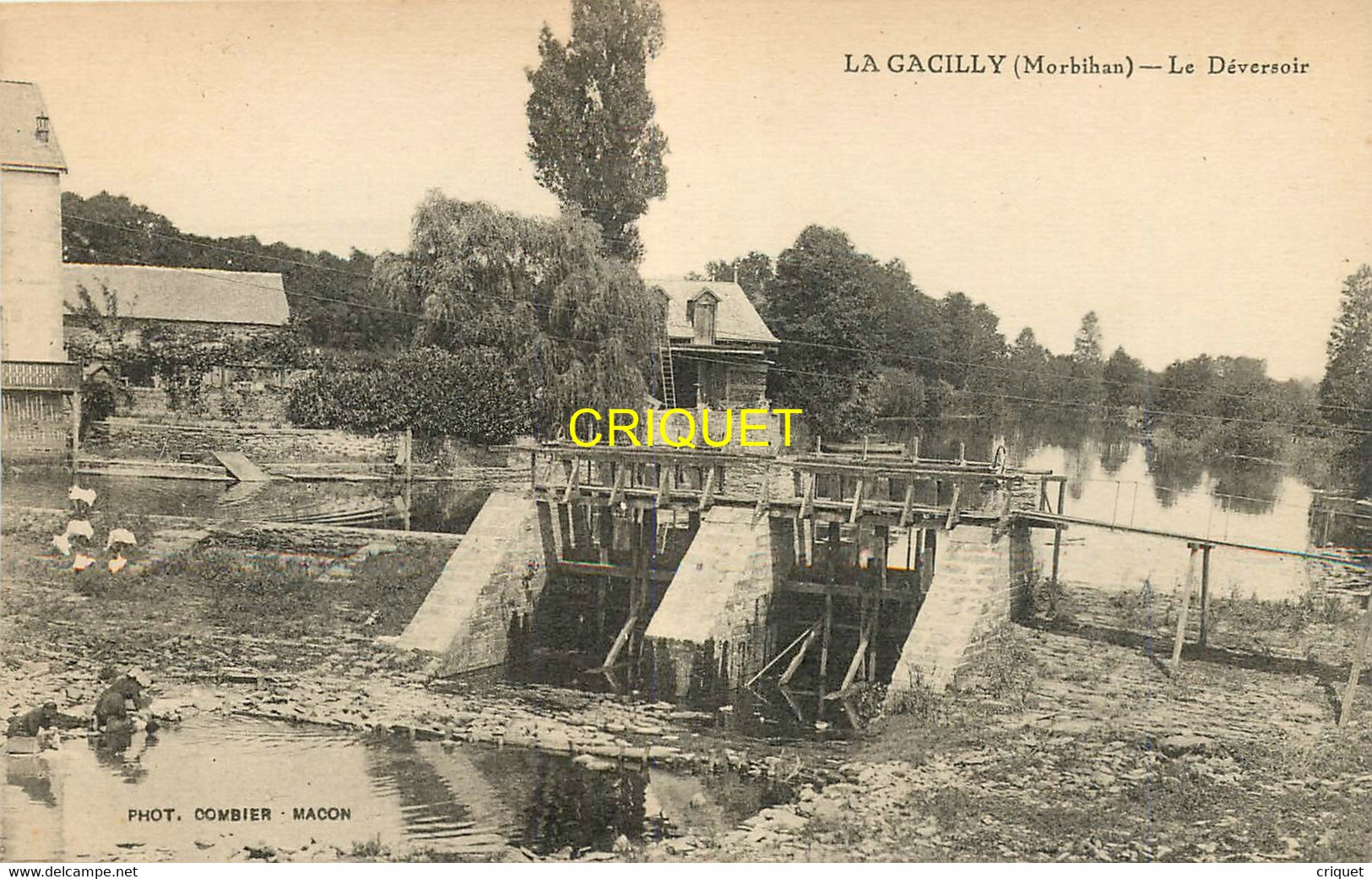 56 La Gacilly, Le Déversoir, Laveuse En Contre-bas... - La Gacilly