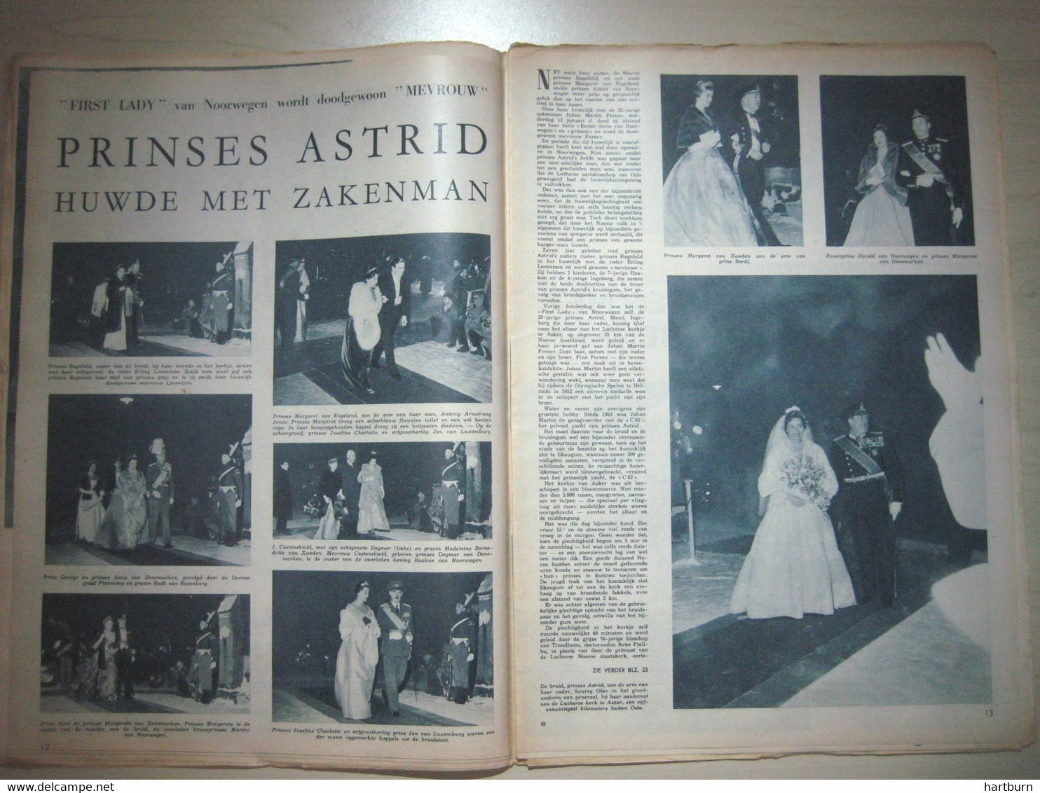 Prinses Astrid (Astrid Maud Ingeborg) Huwde Met Johan Martin Ferner (19.01.1961) Noorwegen, Norway - Autres & Non Classés