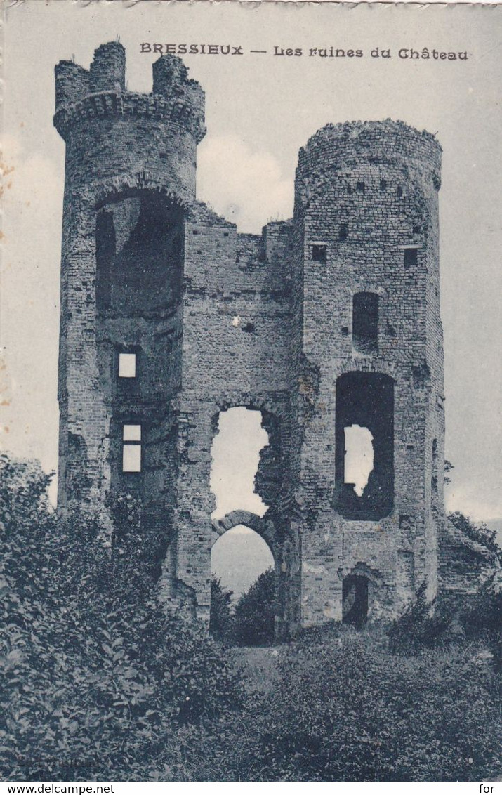 Isère : BRESSIEUX : Les Ruines Du Château : - Bressieux