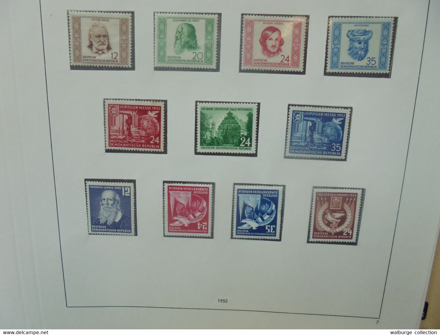 D.D.R 1949/50-1959 BELLE COLLECTION NEUVE**+*-ALBUM "SAFE" (2938) 1 KILO 800 - Unused Stamps