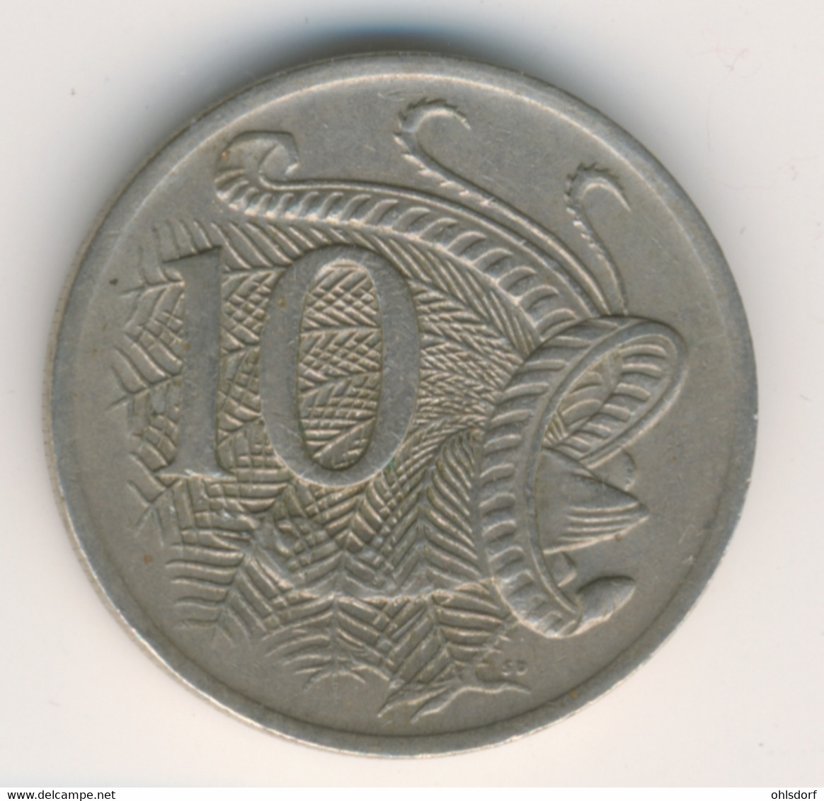 AUSTRALIA 1970: 10 Cents, KM 65 - 10 Cents