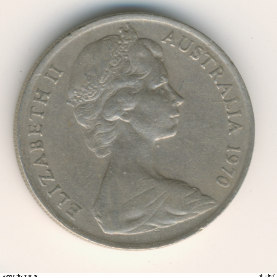 AUSTRALIA 1970: 10 Cents, KM 65 - 10 Cents