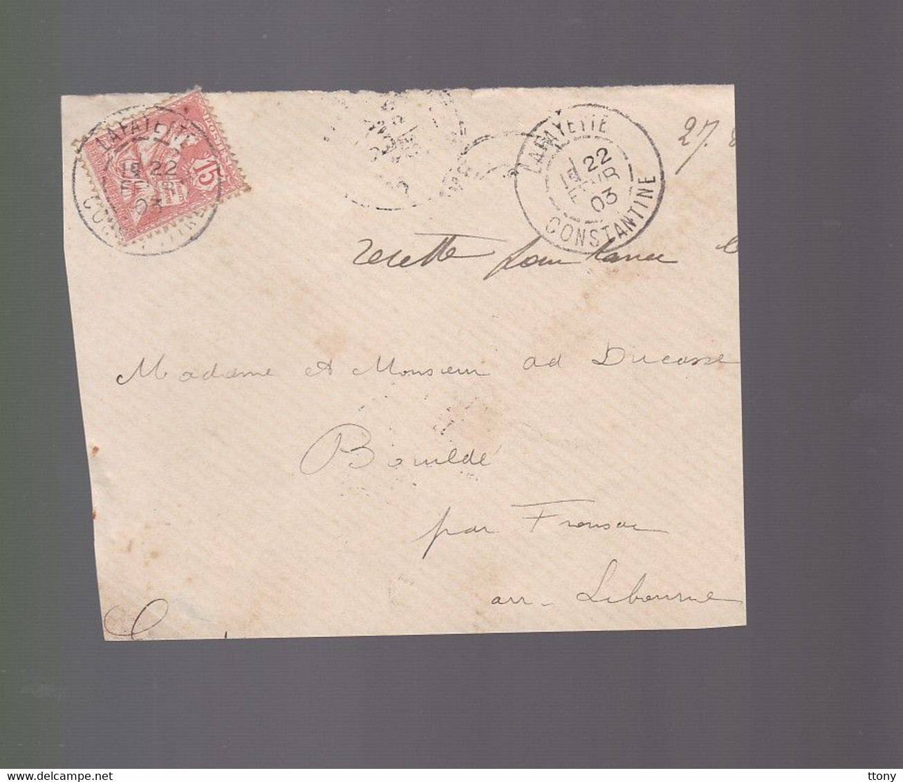 (19 Enveloppes 13 Timbres  Type Mouchon   N°125  Retouché 1902 & 6 Timbres  N° 117    Sur Devant Enveloppe .cover - Other & Unclassified