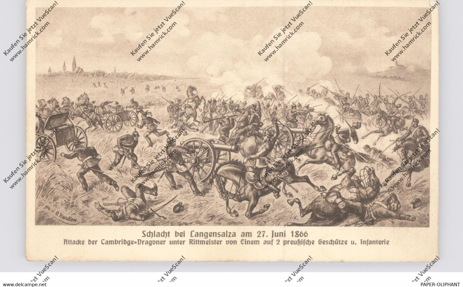 0-5820 BAD LANGENSALZA, Schlacht Bei Langensalza 1866 - Bad Langensalza