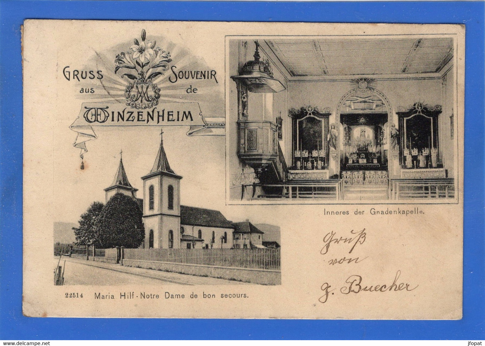 68 HAUT RHIN -  Souvenir De WINTZENHEIM, Pionnière  (voir Descriptif) - Wintzenheim