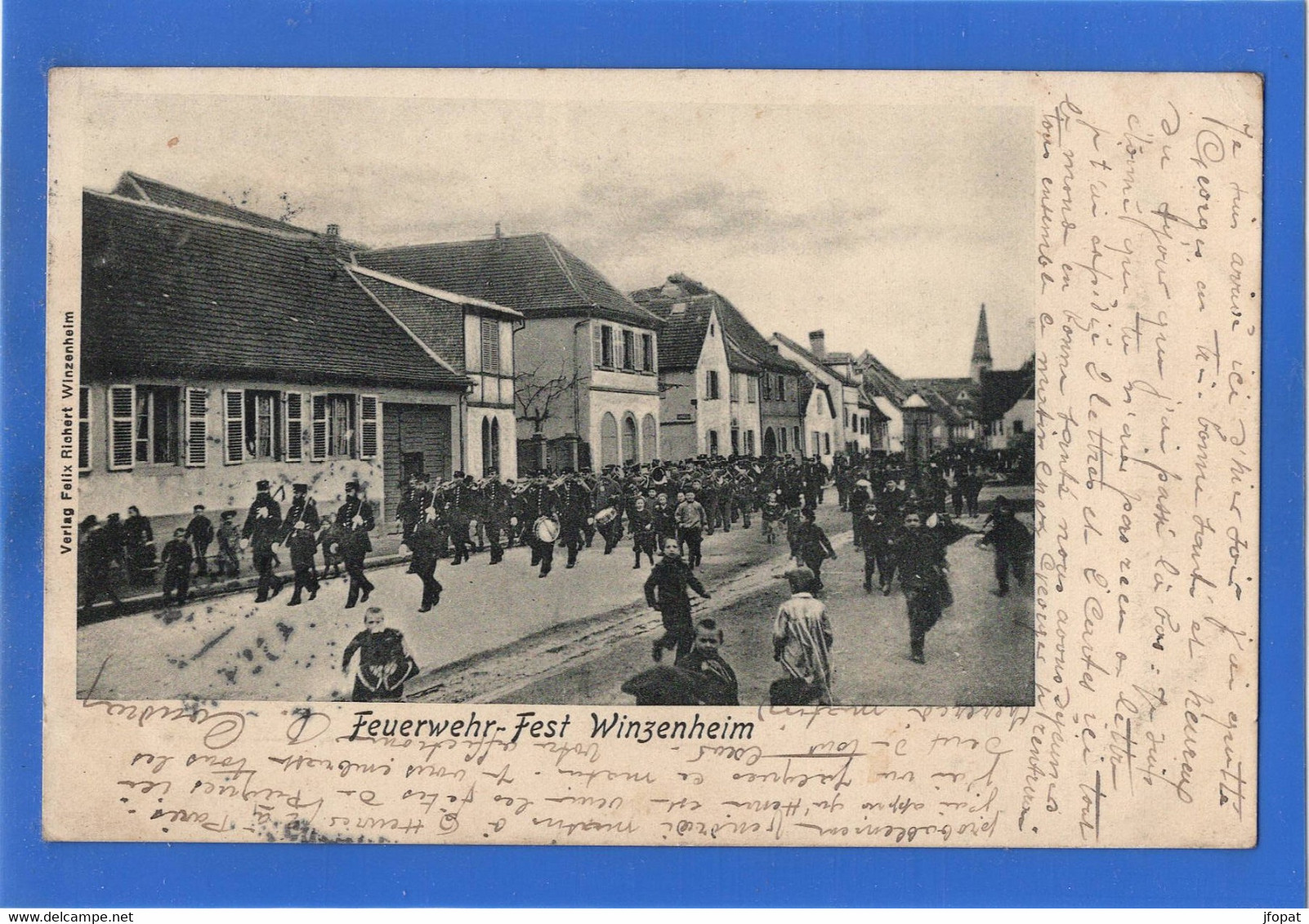 68 HAUT RHIN -   WINTZENHEIM Fête Des Pompiers, Pionnière  (voir Descriptif) - Wintzenheim