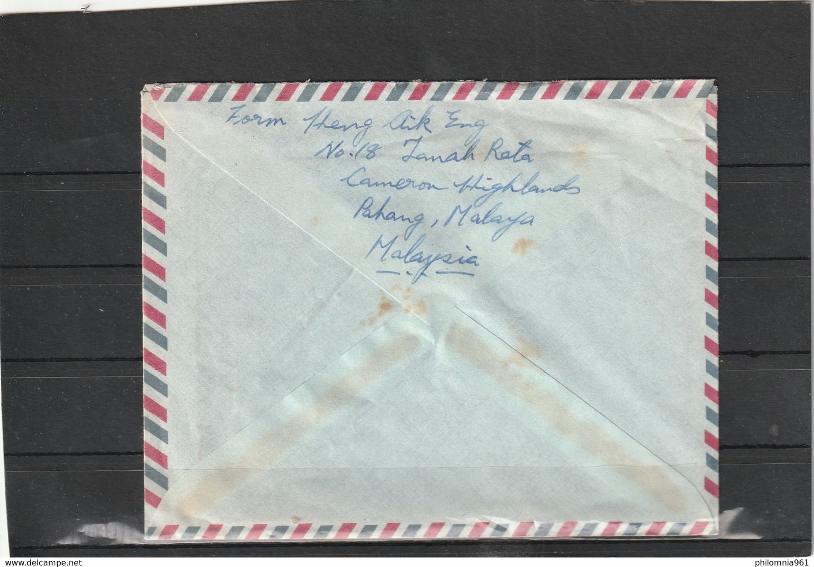 Malaya Pahang AIRMAIL COVER TO Germany 1964 - Pahang