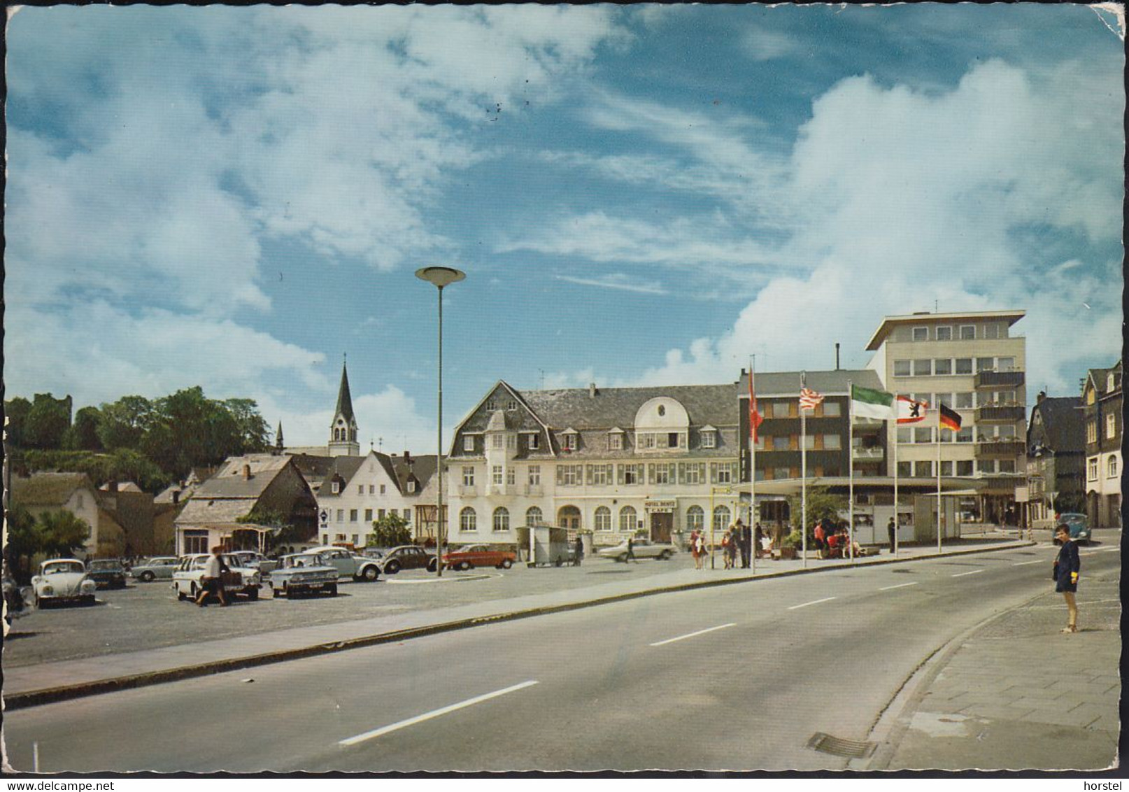 D-56288 Kastellaun - Hunsrück - Marktplatz - Cars - VW Käfer - NSU Prinz - Opel Kadett Coupe - 2x Nice Stamps - Kastellaun