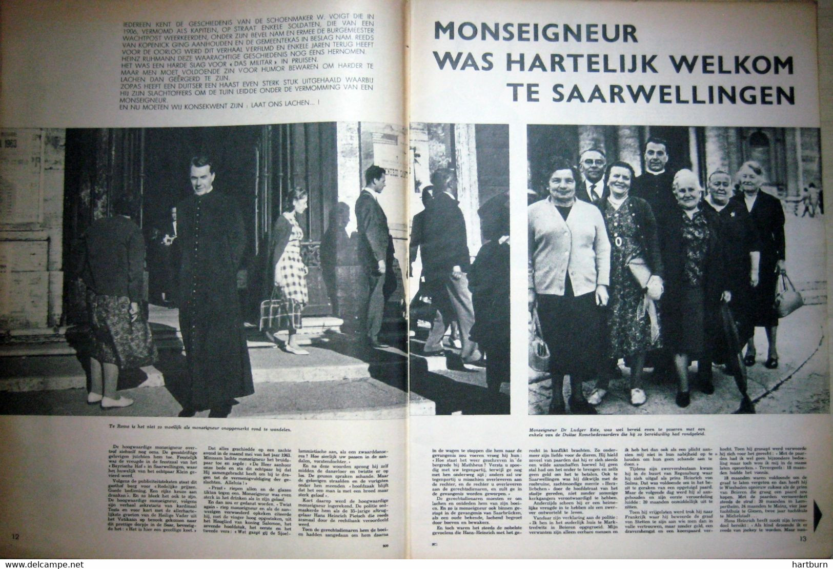 Monseigneur Dr Lutger Este Te Saarwellingen (02.04.1964) Hans Heinrich Pietsch - Sonstige & Ohne Zuordnung