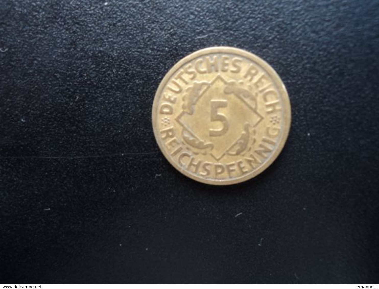 ALLEMAGNE * : 5 REICHSPFENNIG   1925 J   KM 39     TTB - 5 Rentenpfennig & 5 Reichspfennig