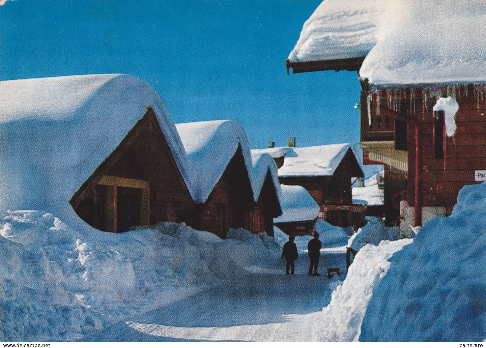 SUISSE,SWITZERLAND,SWISS, HELVETIA,SCHWEIZ,SVIZZERA ,LEYSIN ,VAUD,AIGLE,VILLAGE,NEIGE,1969 - Aigle