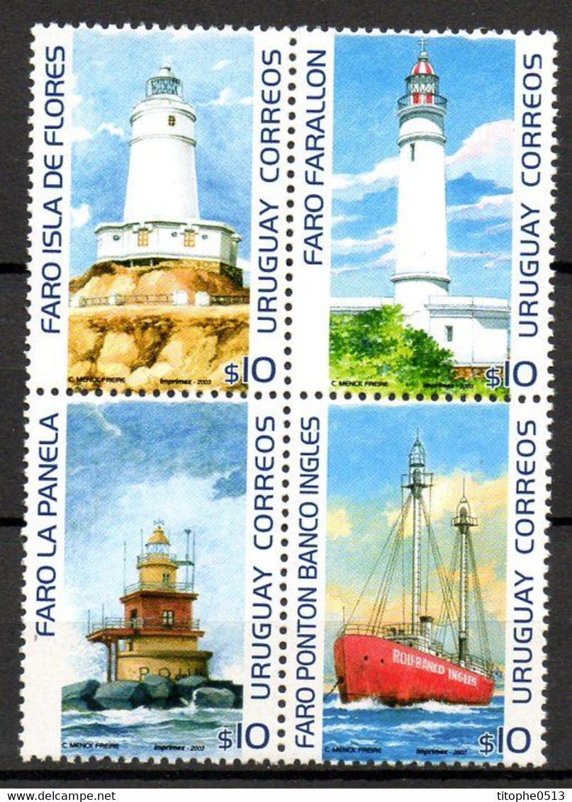 URUGUAY. N°2146-9 De 2004. Phares. - Vuurtorens