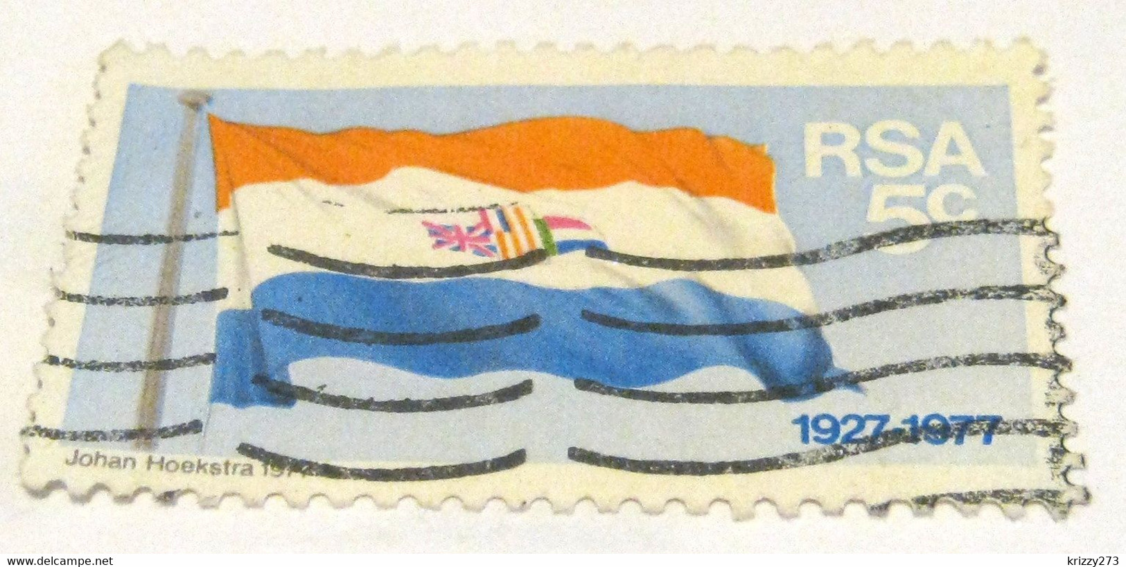 South Africa 1977 The 50th Anniversary Of National Flag 5c - Used - Sonstige & Ohne Zuordnung