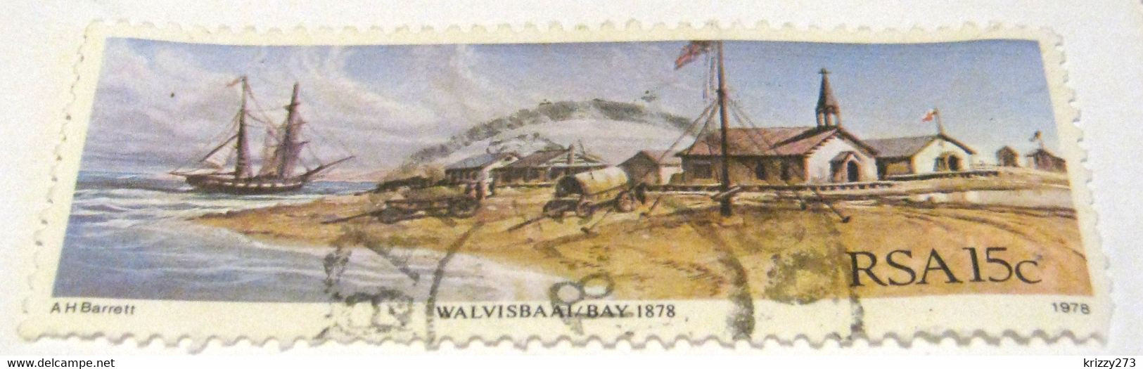 South Africa 1978 The 100th Anniversary Of The Annexation Of Walvis Bay 15c - Used - Sonstige & Ohne Zuordnung