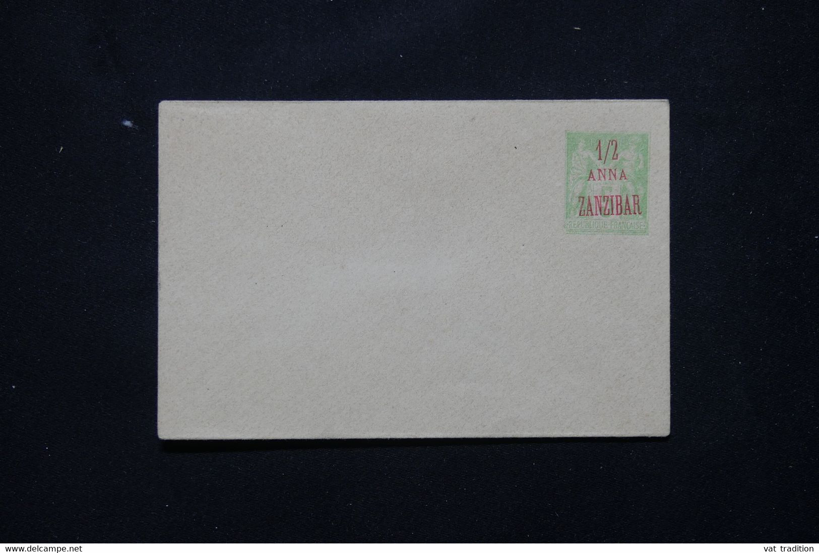 ZANZIBAR - Entier Postal Type Sage Surchargé, Non Circulé - L 77877 - Briefe U. Dokumente