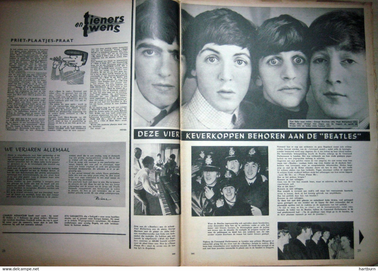 The Beatles (05.12.1963) John Lennon, Paul McCartney, George Harrison En Ringo Starr. Liverpool - Other & Unclassified