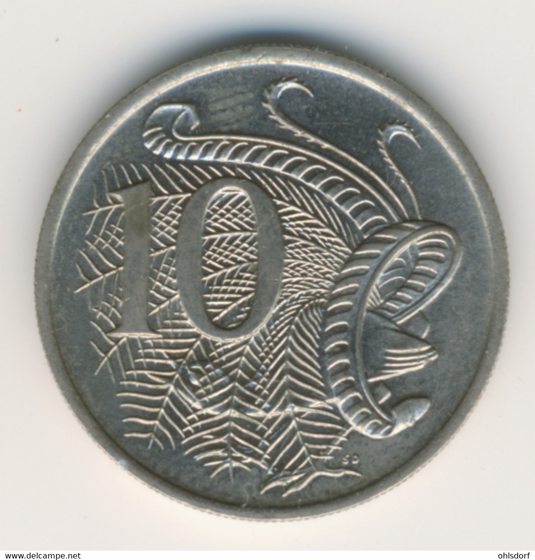 AUSTRALIA 1980: 10 Cents, KM 65 - 10 Cents