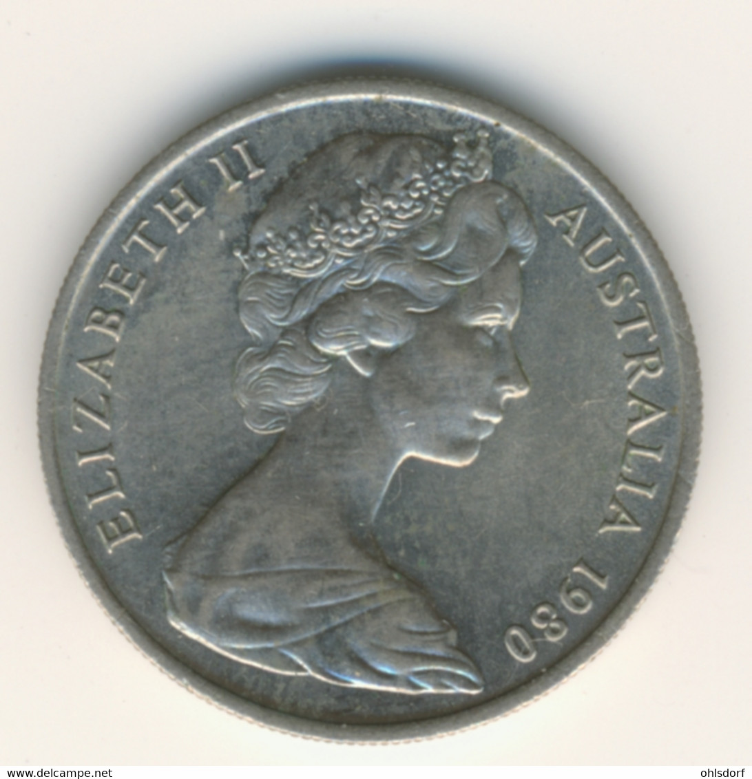 AUSTRALIA 1980: 10 Cents, KM 65 - 10 Cents