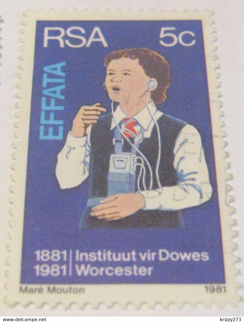 South Africa 1981 The 100th Anniversary Of The Institutes For Deaf And Blind, Worcester 5c - Used - Autres & Non Classés
