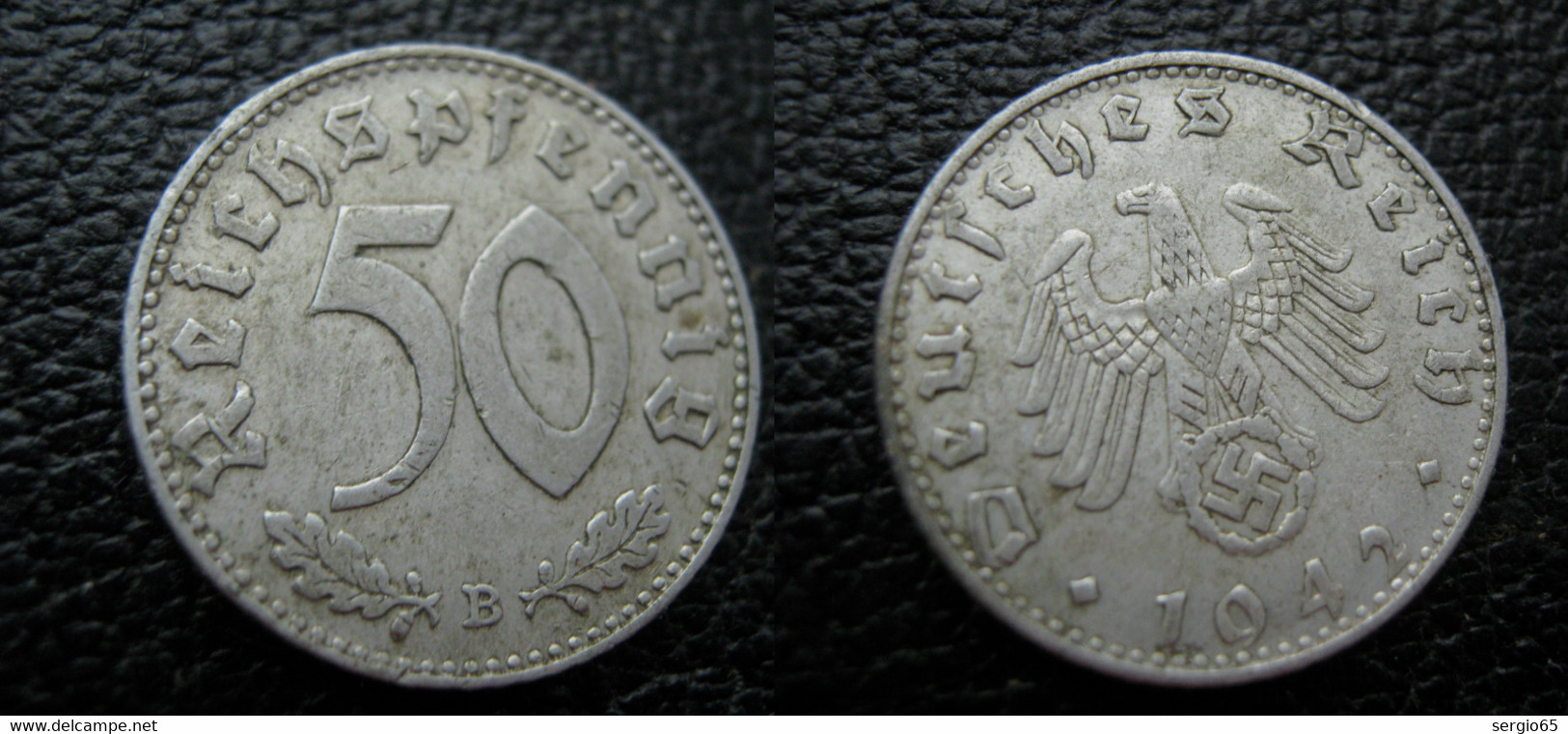 50 Pfennig 1942 - B - 50 Reichspfennig