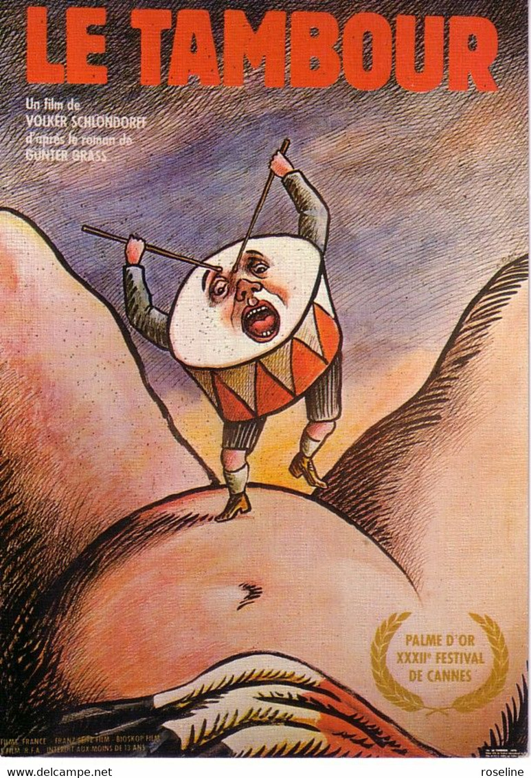 TOPOR  Ed La Cigogne - Le Tambour Film De Schondorff Femme Erotisme - CPM 10,5x15 BE 1980 Neuve - Topor