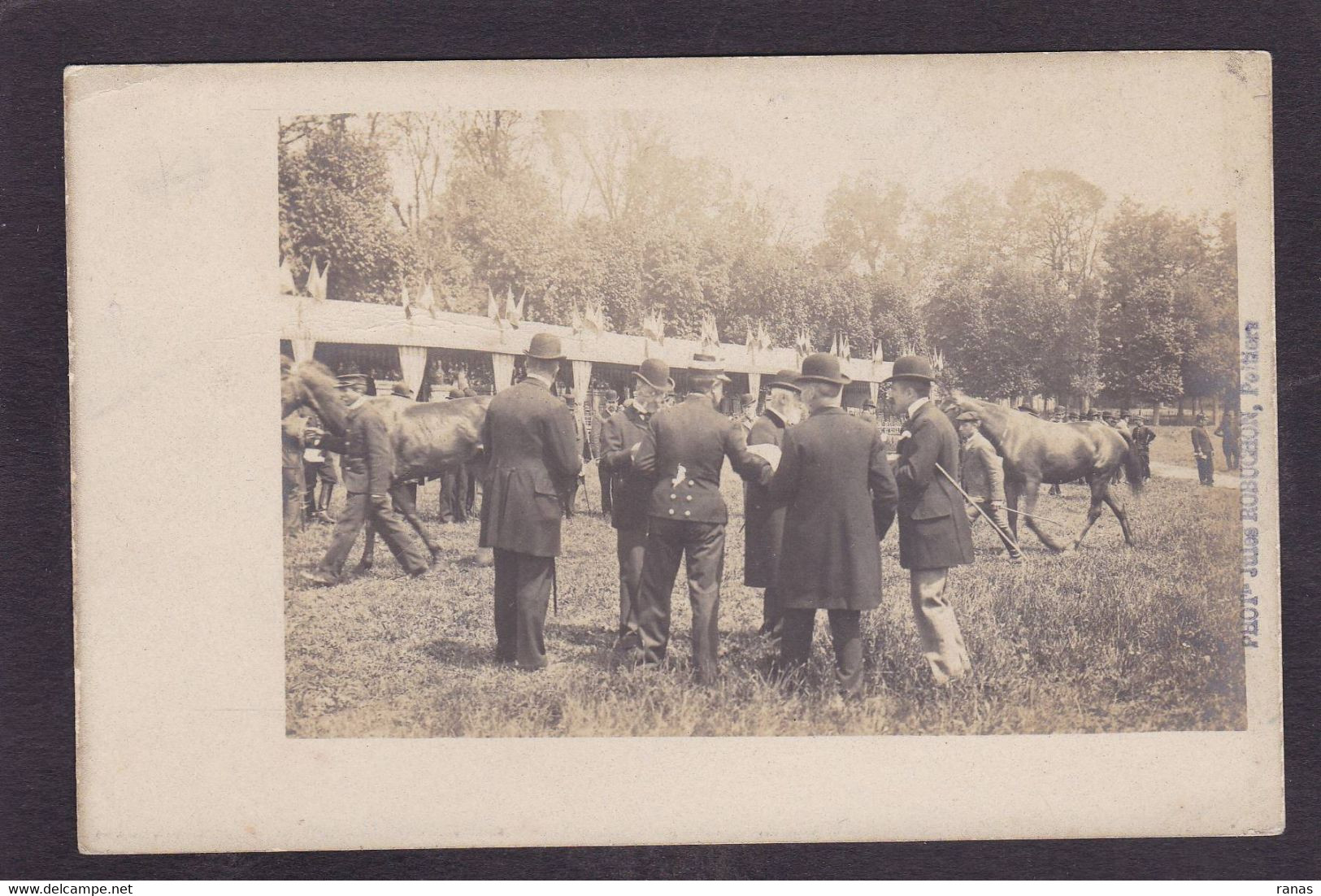 CPA [86] Vienne Poitiers Hippodrome Carte Photo Non Circulé Cachet Photographe - Otros & Sin Clasificación