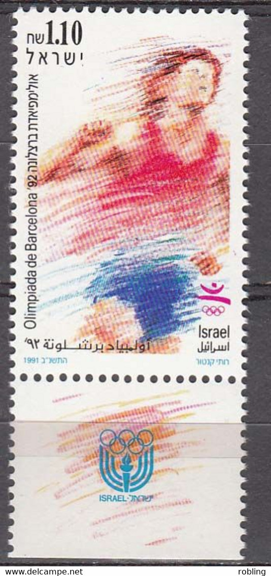 Israel 1991 Olympic Games Atletiek  Michel 158  MNH 28830 - Summer 1992: Barcelona