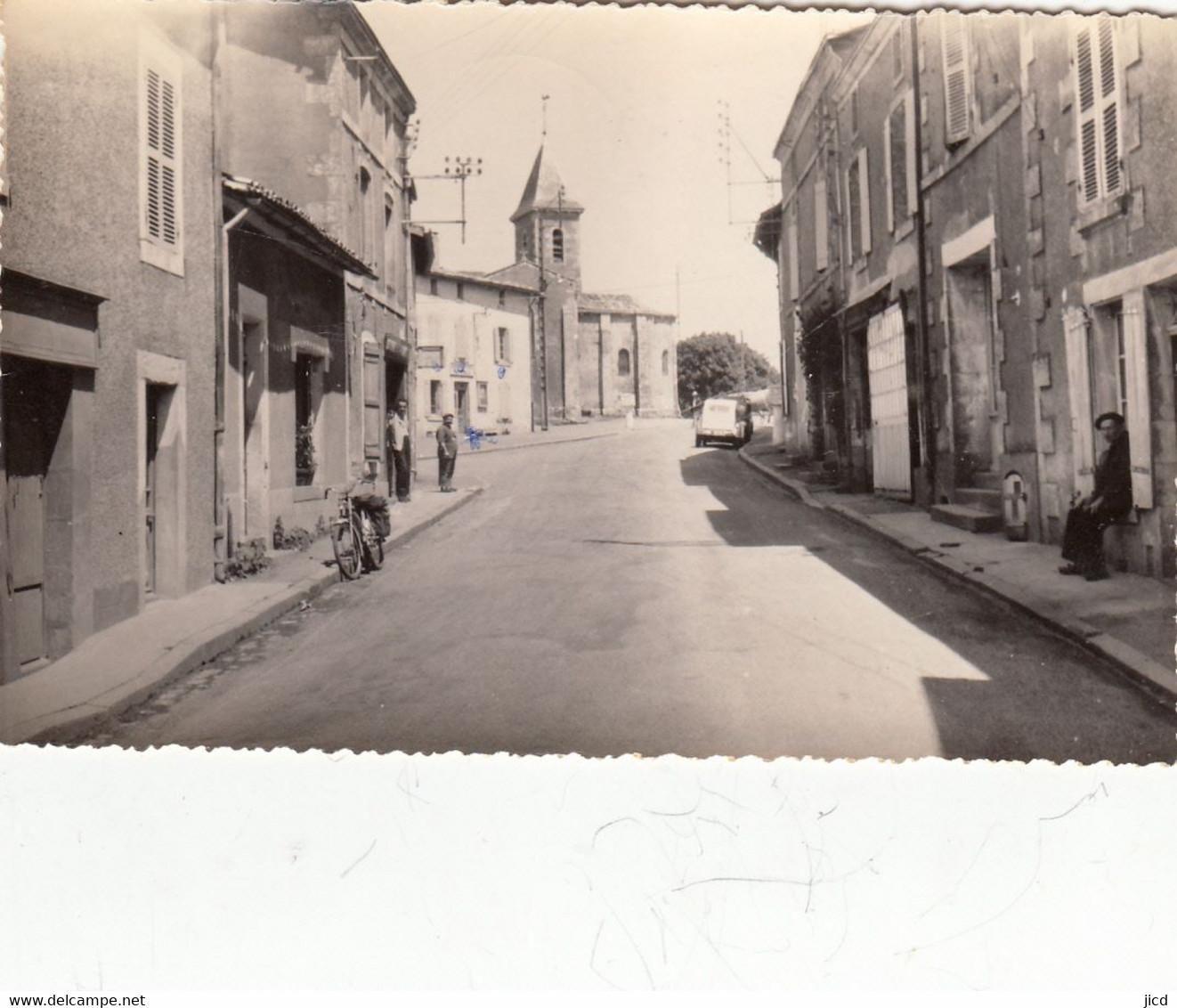 79- Mazieres En Gatine Le Centre Cpsm - Mazieres En Gatine