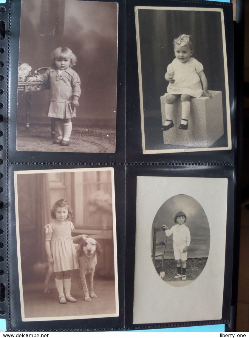 CHILDREN - Des ENFANTS - KINDEREN - NINOS - BAMBINI / 1 LOT Van 176 Foto's ( Zie Scans ) Carte Photo ! - Album & Collezioni