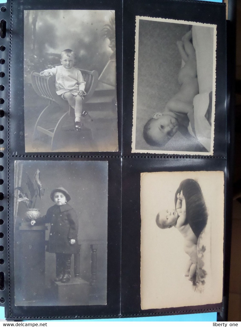 CHILDREN - Des ENFANTS - KINDEREN - NINOS - BAMBINI / 1 LOT Van 176 Foto's ( Zie Scans ) Carte Photo ! - Albums & Collections