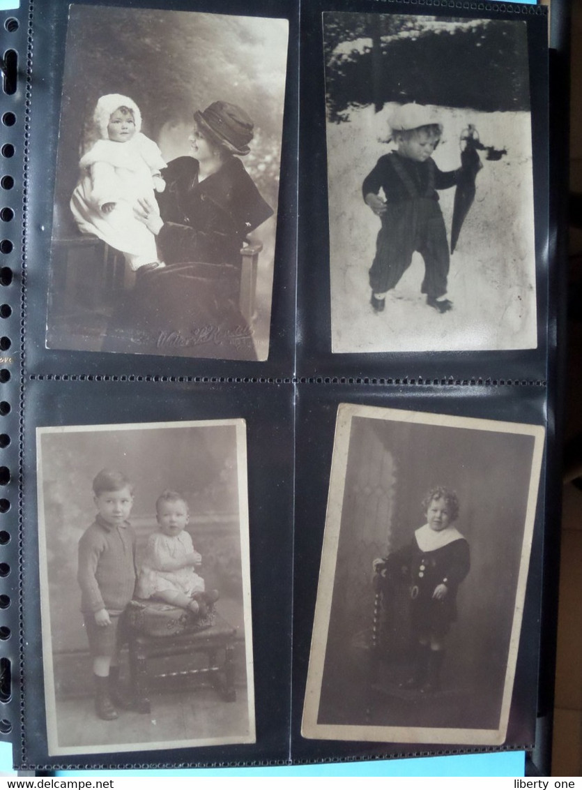 CHILDREN - Des ENFANTS - KINDEREN - NINOS - BAMBINI / 1 LOT Van 176 Foto's ( Zie Scans ) Carte Photo ! - Albumes & Colecciones