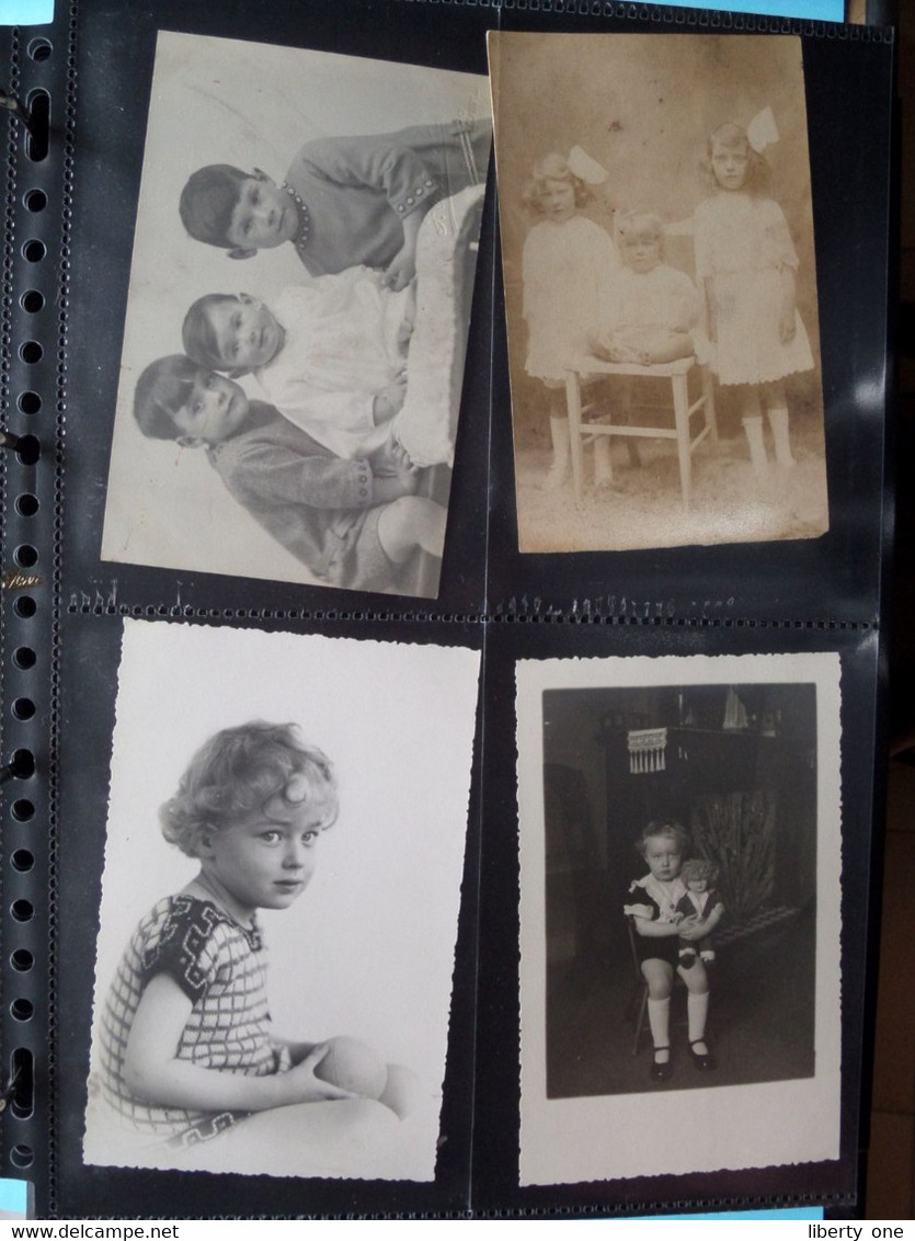 CHILDREN - Des ENFANTS - KINDEREN - NINOS - BAMBINI / 1 LOT Van 176 Foto's ( Zie Scans ) Carte Photo ! - Albums & Collections