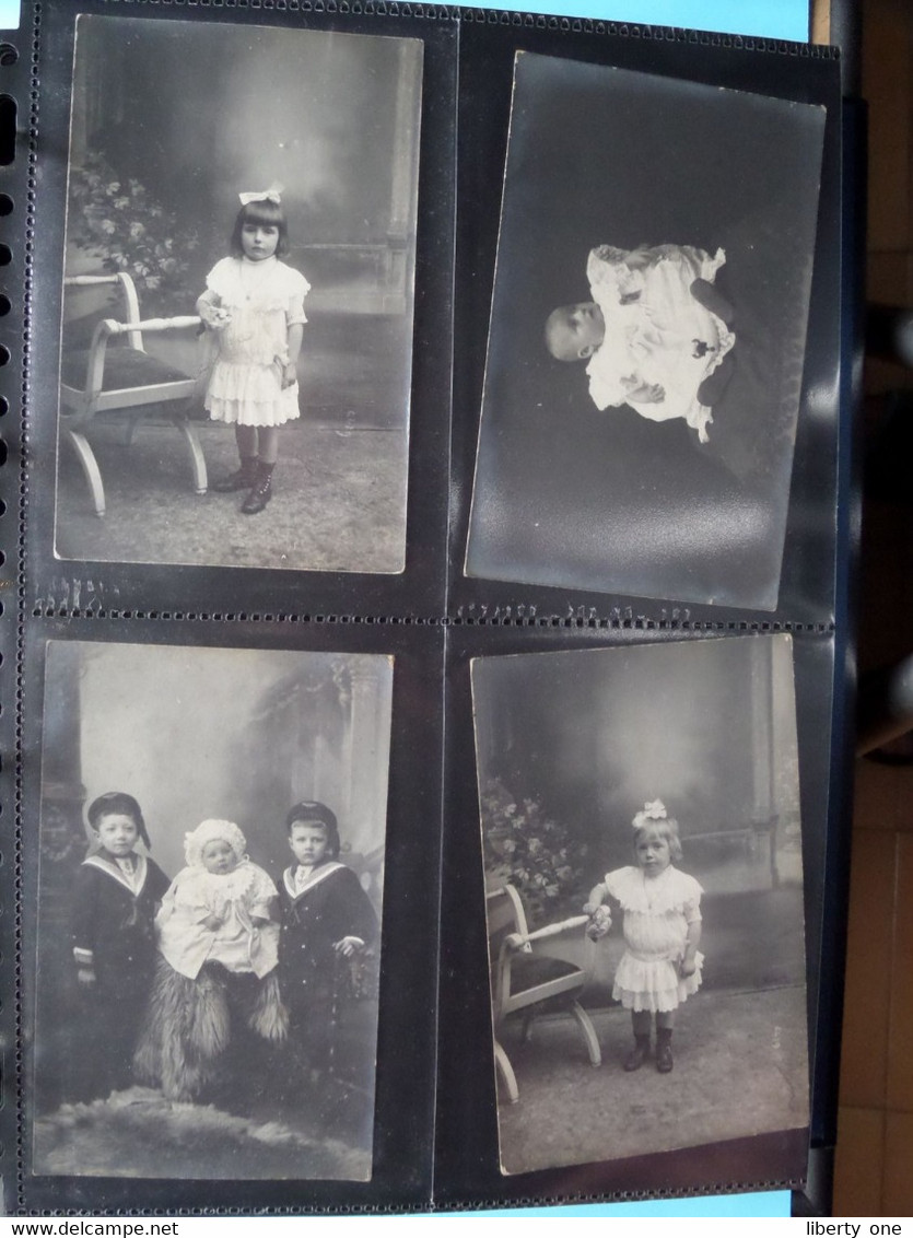 CHILDREN - des ENFANTS - KINDEREN - NINOS - BAMBINI / 1 LOT van 176 foto's ( zie scans ) Carte Photo !